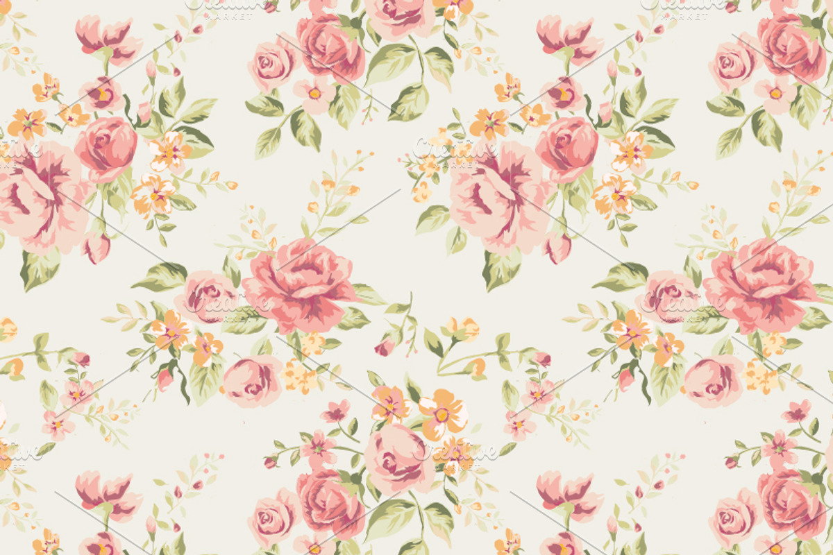 Vintage seamless patterns Vol.1 preview 4