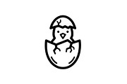Cute Easter Chick Hatch Vector Bundl, an Illustration by jahid234 (Thumbnail 28 of 51)