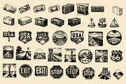 USA Retro Road Trip illustrations, an Object Illustration by Nocturnal Wolf (Thumbnail 9 of 19)