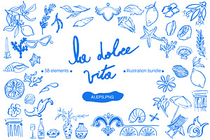 La Dolce Vita Illustrations