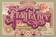 Fragrance, a Serif Font by Burntilldead (Thumbnail 1 of 14)
