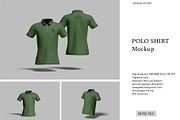 Polo Shirt Mockup, a Shirt Mockup by Bangdastudio (Thumbnail 1 of 8)