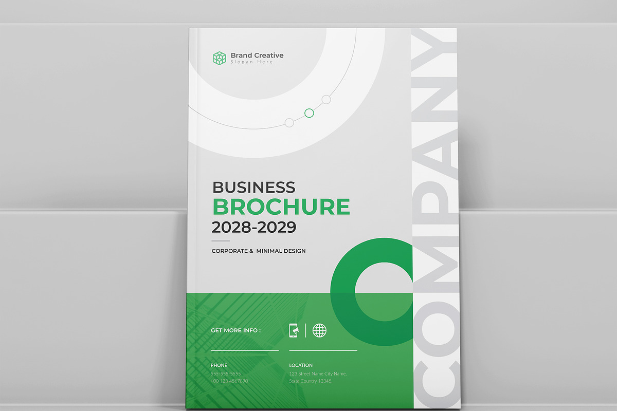 Business Brochure Cover Template, a Brochure Template by Spark_Creative (Photo 10 of 17)