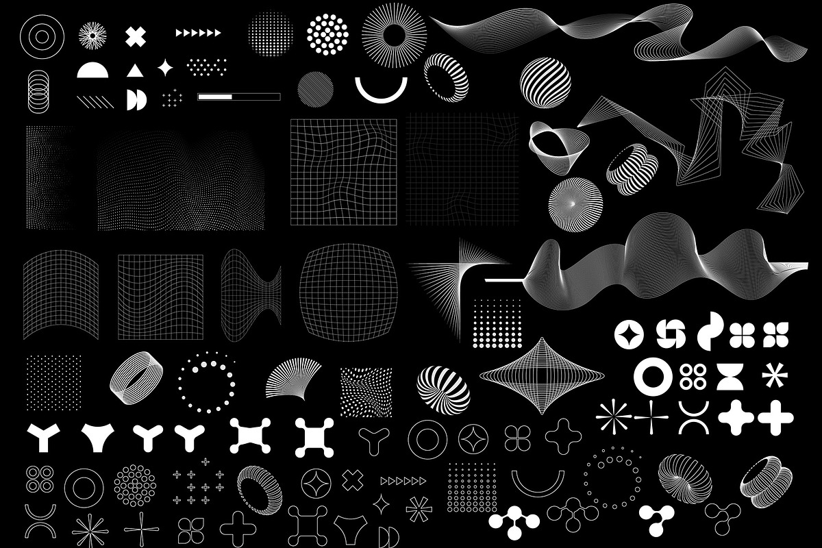 99+ Abstract Graphic Vector Elements, an Object Graphic by Tasha's Verse (Photo 2 of 2)