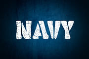 Military Stencil Font, a Font by vladocar (Thumbnail 3 of 5)