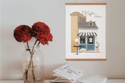 Cute house, sticker pack, a Texture Illustration by Izobova (Thumbnail 10 of 10)