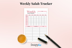 Printable Weekly Salah Tracker