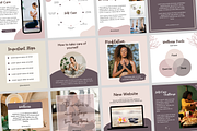 Wellness Instagram Template Canva, a Social Media Template by Visual Designs (Thumbnail 2 of 3)