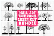 Multi-Panel Tree Silhouette Laser, a Graphic by balal (Thumbnail 1 of 9)
