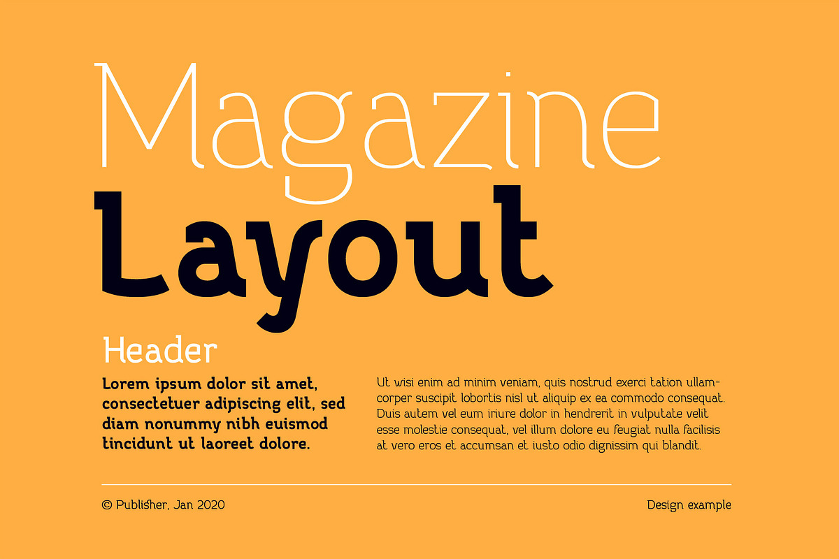 Practish font family preview 6
