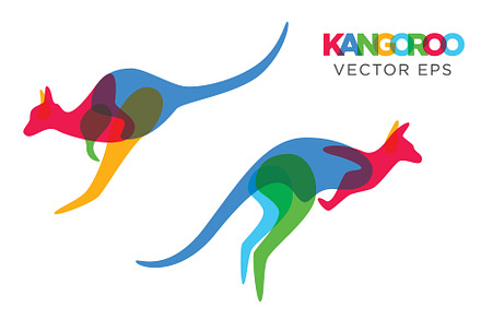 Creative Kangaroo Vector Animal