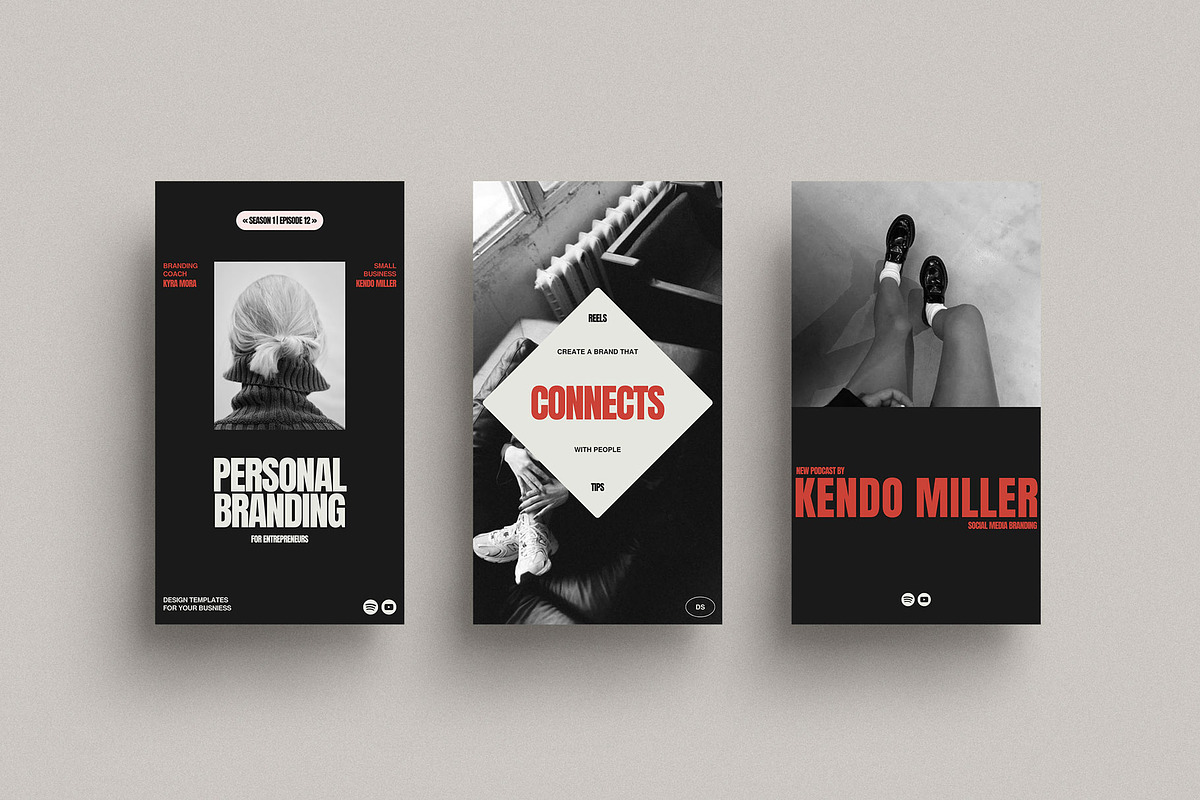RED | Instagram Template - Stories, a Social Media Template by Moscovita Studio (Photo 8 of 18)