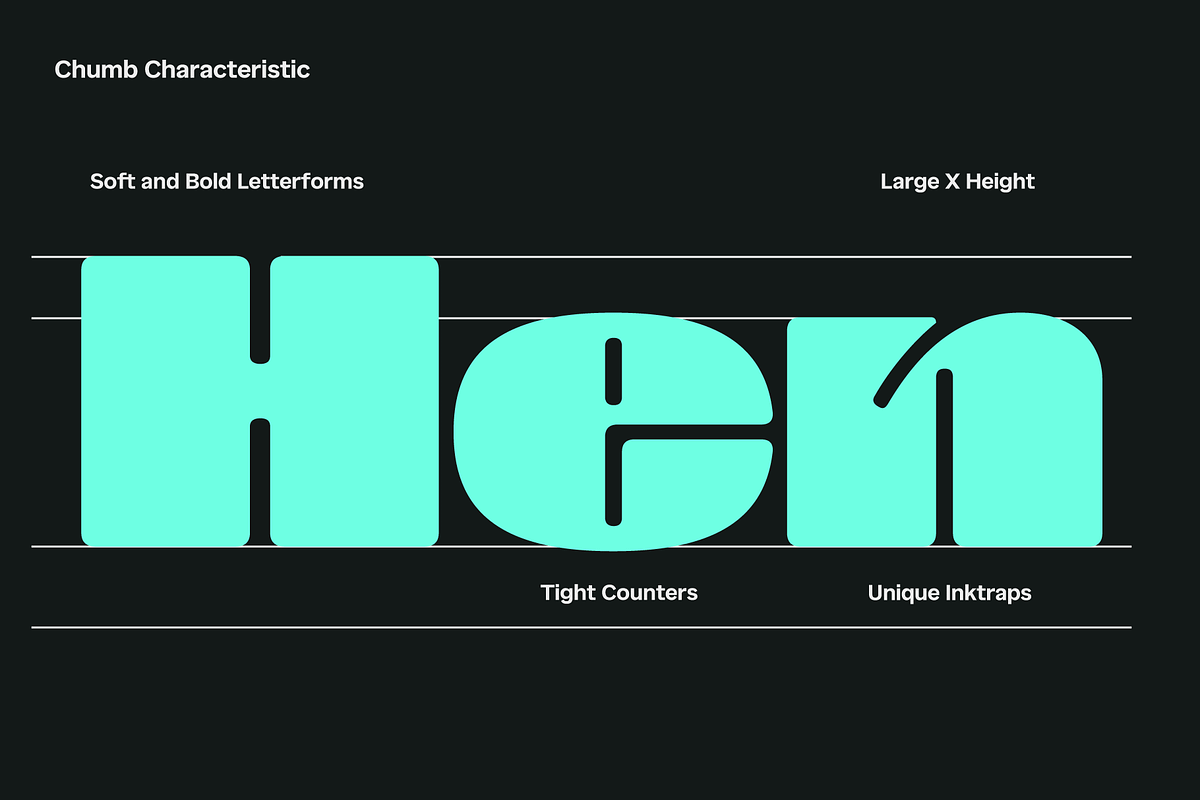 Chumb; Bold Quirky Display Font, a Sans Serif Font by Eko Bimantara (Photo 3 of 11)