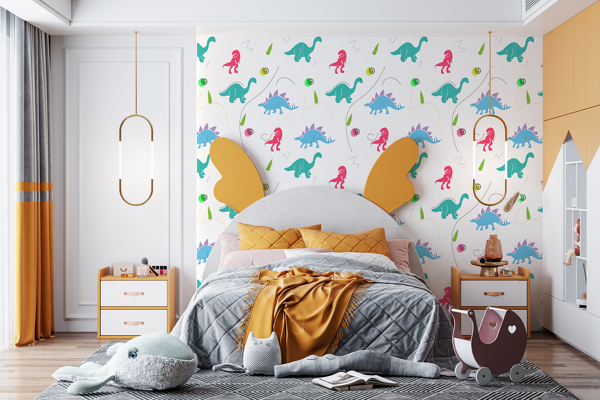 dinosaur pattern for kids, a Pattern Graphic by Asfacute (Photo 11 of 12)