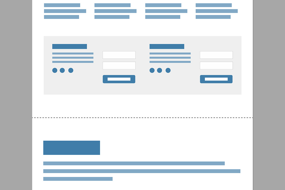 Wireframe Ideas for Landing Pages preview 4