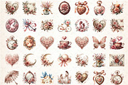 Vintage Dusty Rose Mother's Day, an Illustration by DreamCafeArt (Thumbnail 3 of 6)