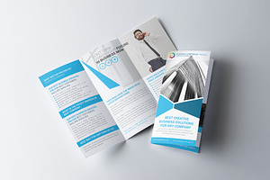 Print Shop Trifold Brochure Template