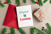 Yuletide is a handwritten font, a Handwritten Font by Brown Cupple (Thumbnail 5 of 9)