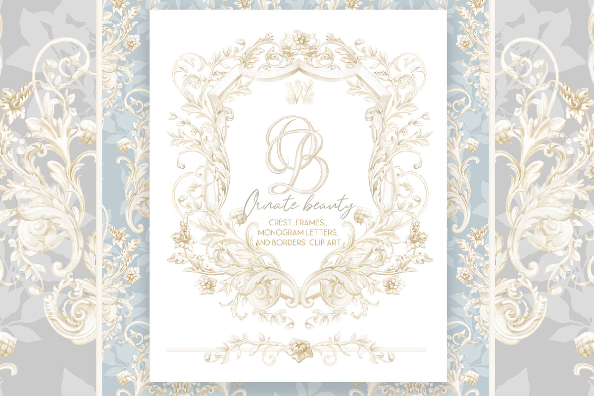 Family royal Crest Watercolor, a Decorative Illustration by WonderWonder (Photo 1 of 11)
