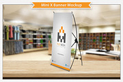 Mini X Banner Mockup, an Advertising Mockup by Plus Media (Thumbnail 3 of 5)