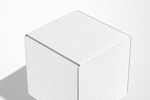 Small Square Mailer Box Mockup