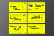 Yellow Financial Report PPT, a Presentation Template by Aiyari Graphic (Thumbnail 3 of 5)