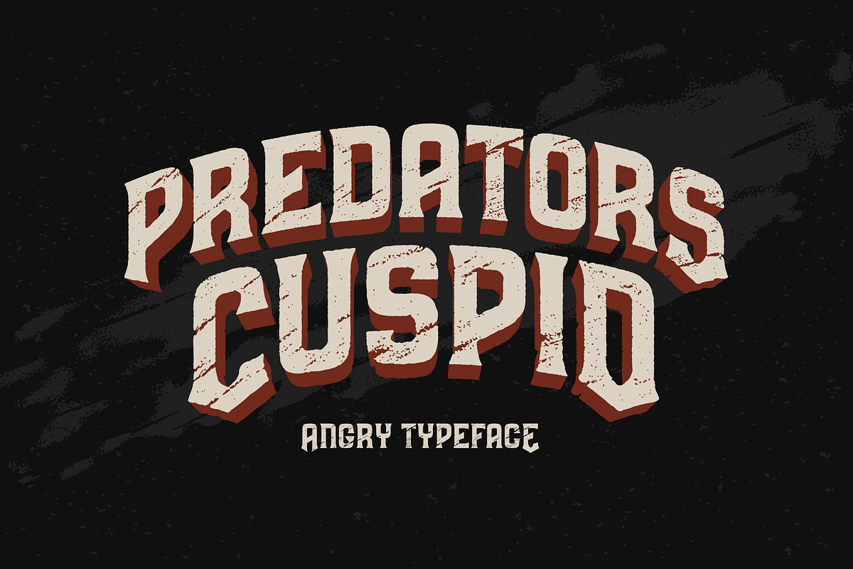 Predators Cuspid font
