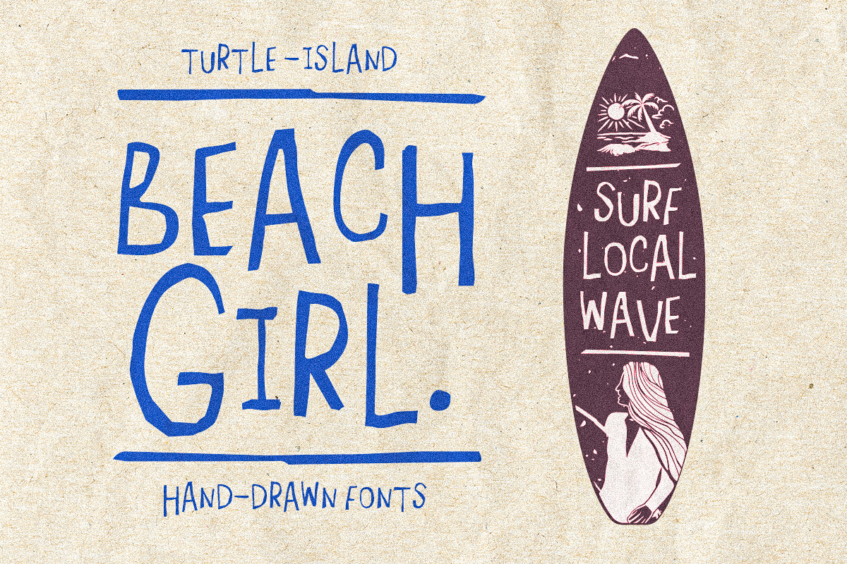 Turtle Island - Hand Drawn Font!, a Handwritten Font by Scratch Design (Photo 7 of 10)
