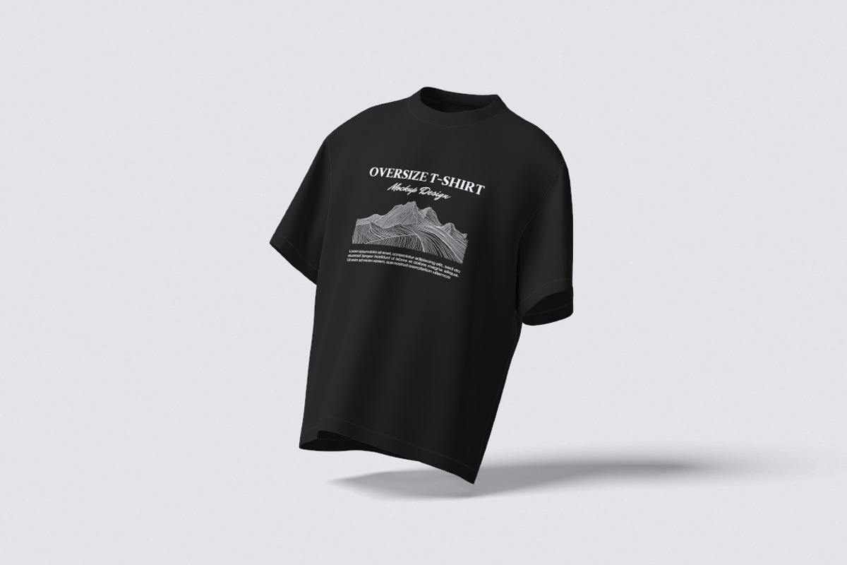 Oversize T-Shirt Mockup Bundle Set, a Shirt Mockup by Rielismee (Photo 3 of 5)