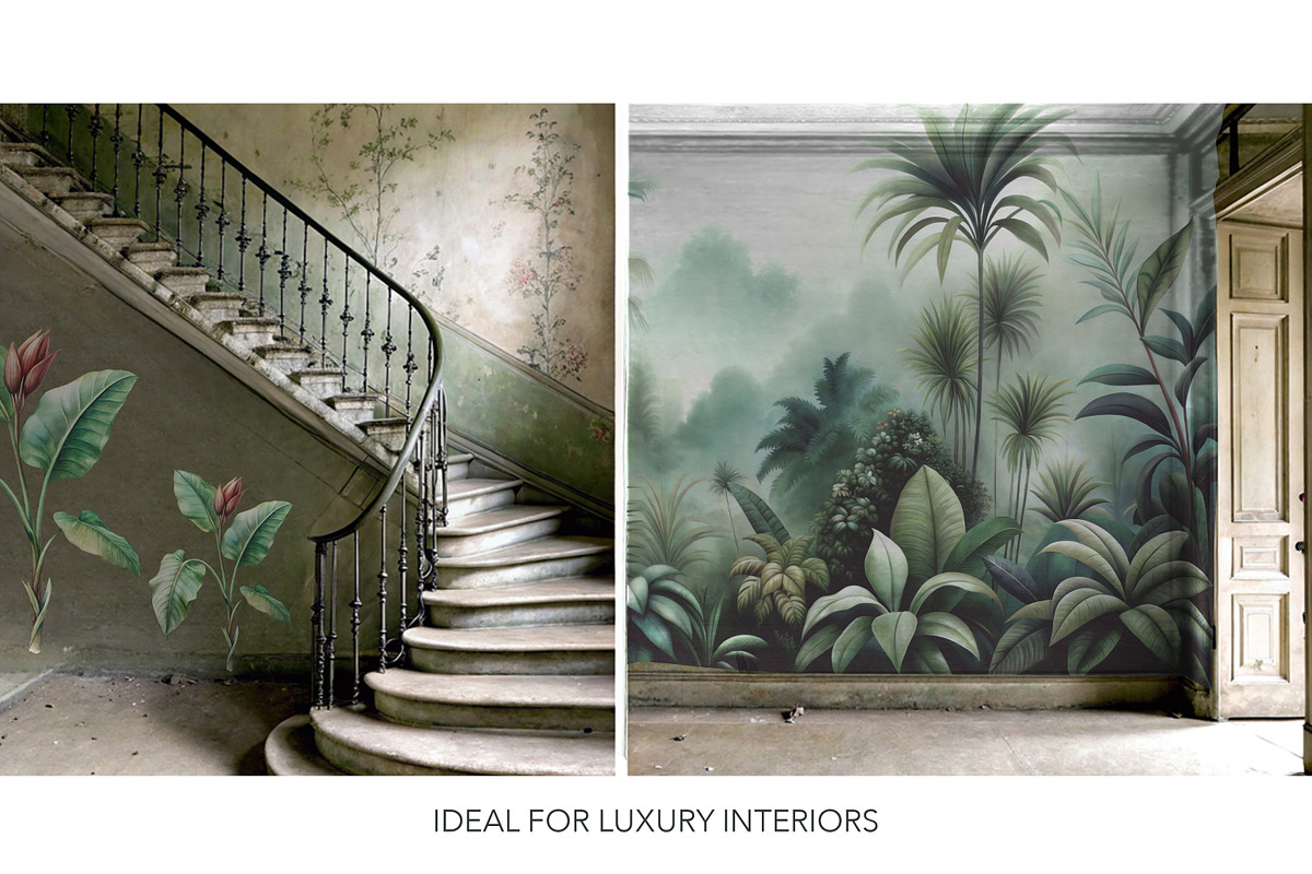 Tropical rainforest graphic set, a Wallpaper Graphic by FleurArt (Photo 5 of 6)