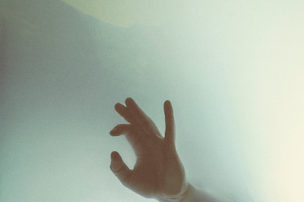Woman underwater stock photo containing hand and water