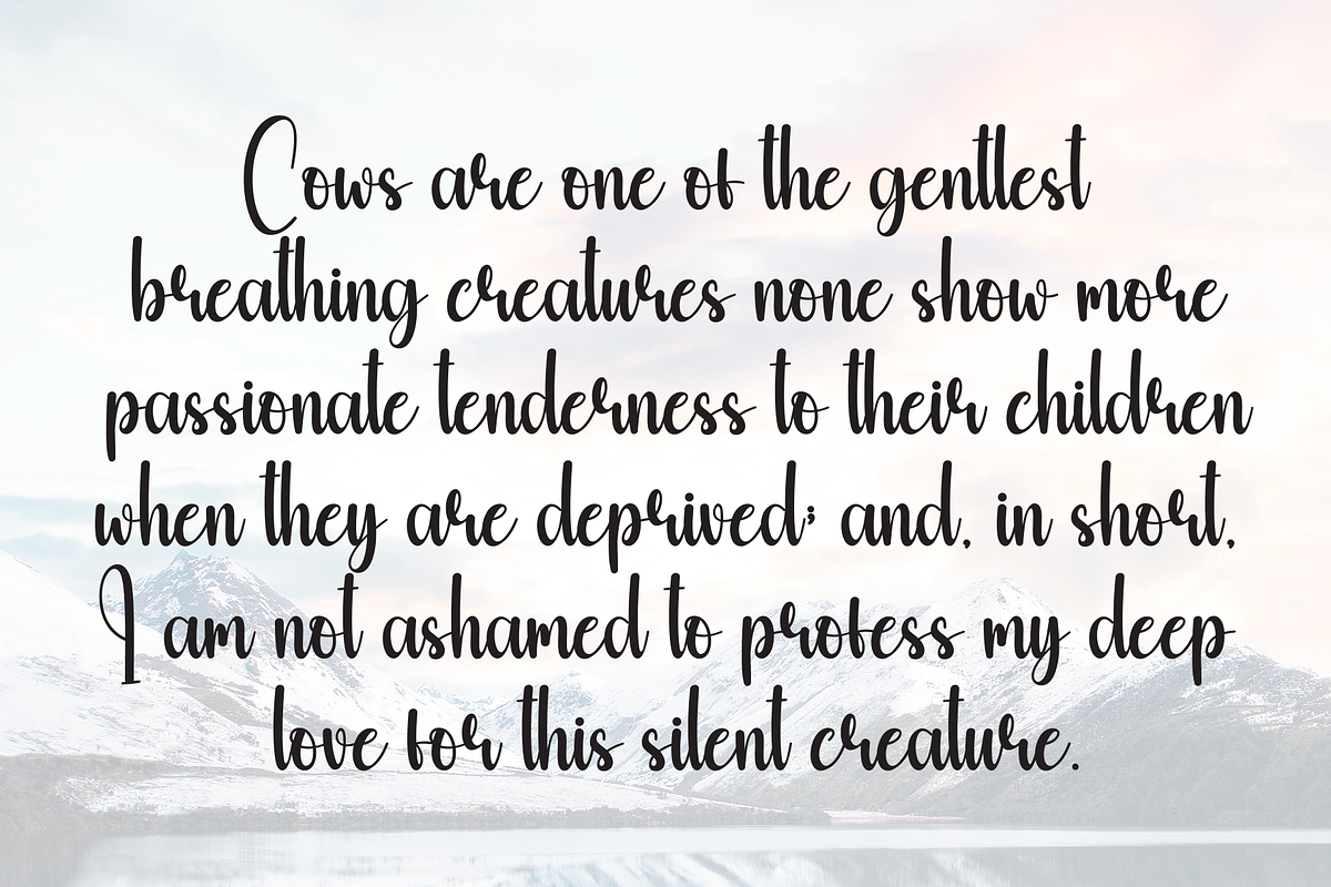 Darling | Script Font, a Handwritten Font by Scratchones (Photo 6 of 9)
