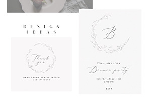 Botanical Illustration Wreath