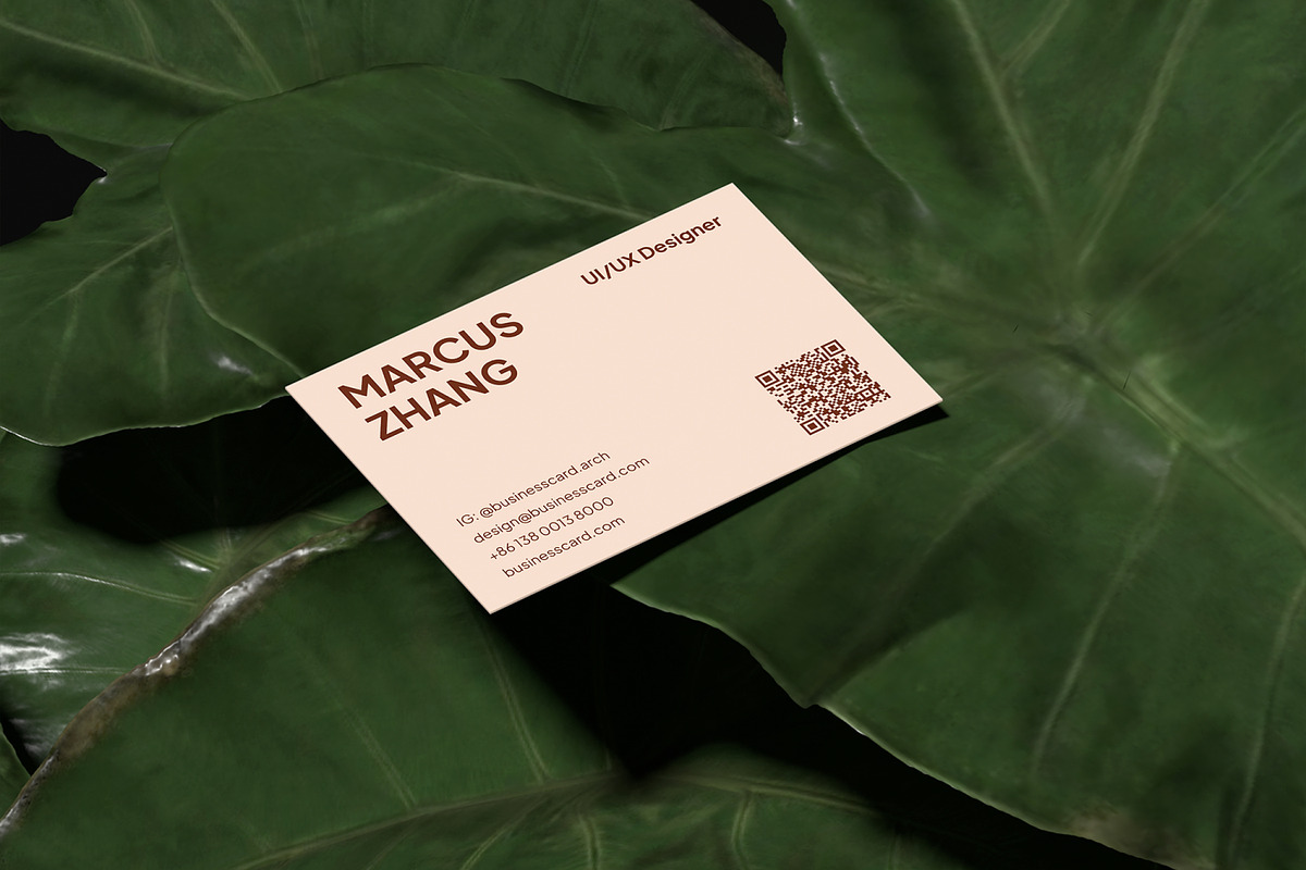 Business Card Mockup, an Advertising Mockup by Unerispace (Photo 4 of 5)