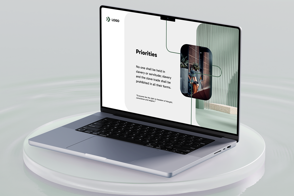 Aurora Presentation, a Presentation Template by MNML Agency (Photo 2 of 13)