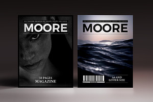 Moore Magazine Indesign Template