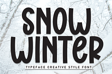 Snow Winter | Script Font