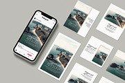 Instagram Post Mockup, an Advertising Mockup by Se٧enStudio (Thumbnail 2 of 3)