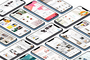 3D iPhone Presentation Mock-Up 25, an iPhone Mockup by Graphicsworld125 (Thumbnail 5 of 9)
