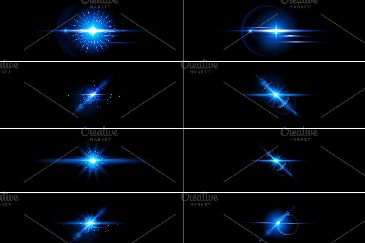 100 Lens light Illustration Bundle, a Marketing Template by MRI STUDIO (Photo 8 of 29)