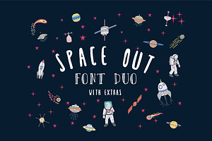 Hand Written Font - Space Out