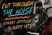 RawBlade - Grunge Display Typeface, a Handwritten Font by HypeWorksCo (Thumbnail 4 of 10)