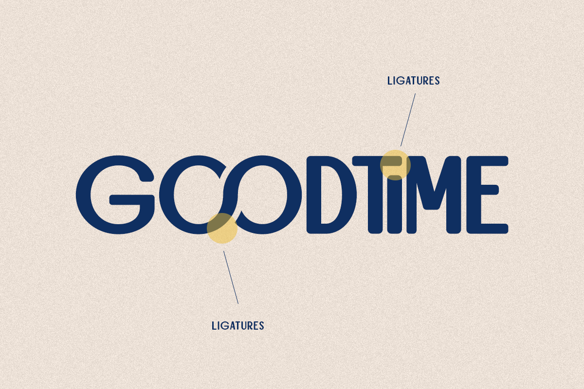 Lotzo - Retro Ligature Sans Font, a Sans Serif Font by Font Liner (Photo 2 of 9)