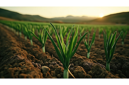 Close-up of young green plants in a, a Nature Photo by Sergey Kotenev