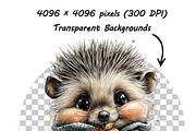 Whimsical Baby Animal Watercolor png, an Illustration by one-touch (Thumbnail 8 of 18)