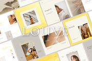 Louve Palette Pack, a Social Media Template by Simple P. (Thumbnail 1 of 10)