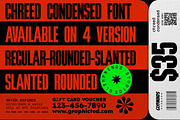 Chreed: 36 Dynamic Styles, a Sans Serif Font by Glyphminds Studios (Thumbnail 7 of 11)