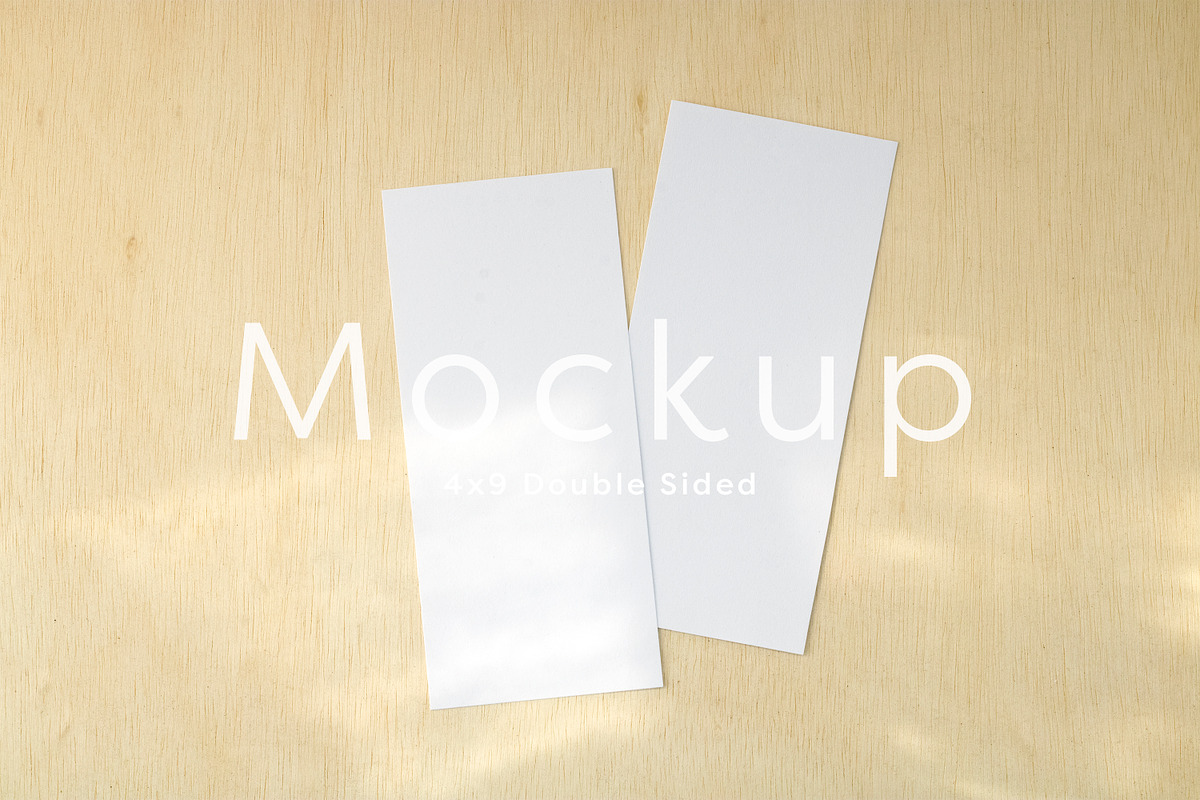 Simple Wedding Mockup for Program, a Print Template by ILLONA GRAPHICS (Photo 1 of 5)