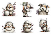 Peeking Easter Animals Clipart, an Illustration by Dream Creation (Thumbnail 6 of 7)