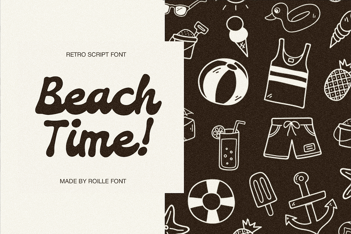 Roille Retro Script Classic, a Script Font by Typetemp Studio (Photo 14 of 23)